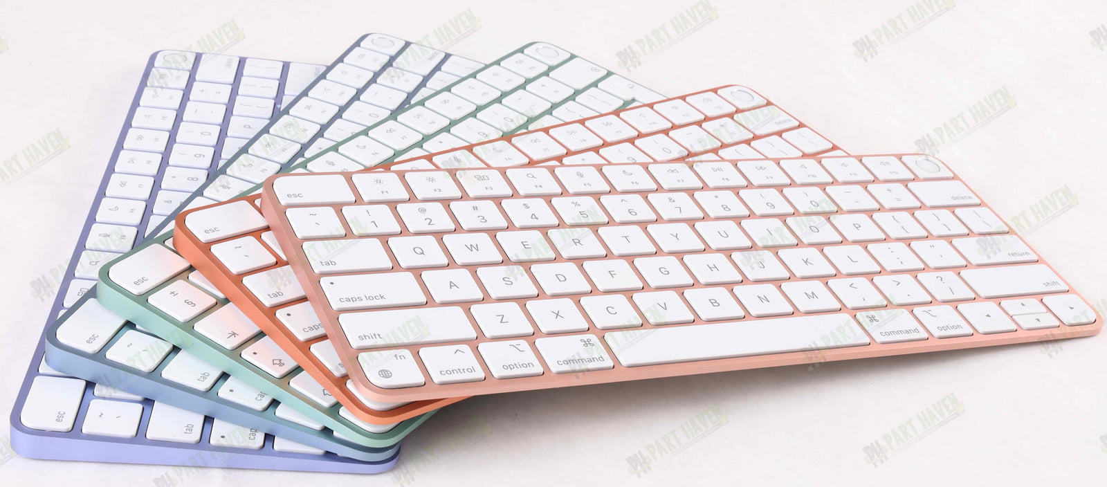 Touch ID Keyboard Colors Fanned out