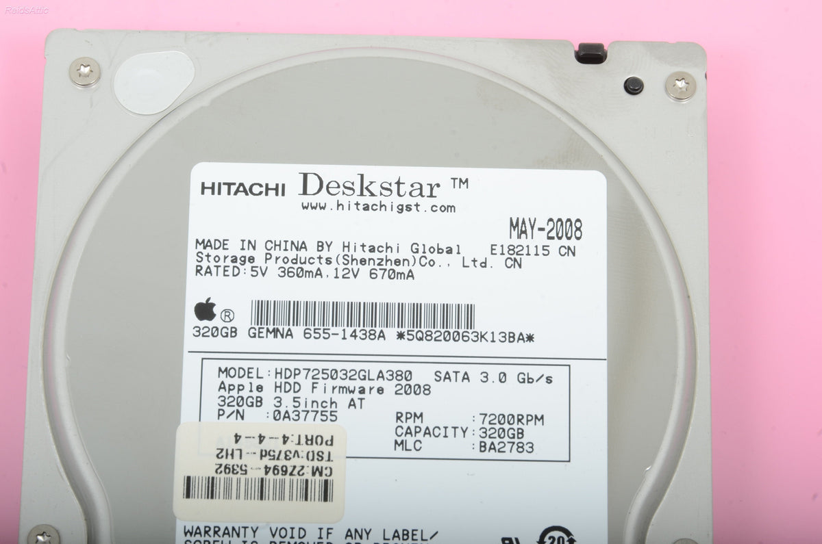 iMac 24 inch early A1225 Hard drive HDD 320 gb 7200 rpm