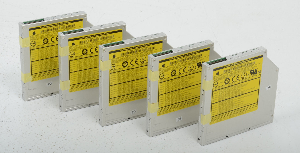 Bulk Lot of 5 Apple DVD Reader CD Burner Drive 8124A 678-0508