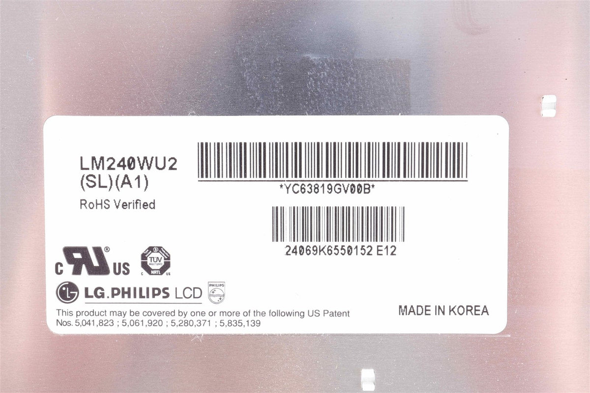 Apple 24" iMac A1200 EMC 2111 LCD Screen Panel lm240wu2 (SL)(A1)