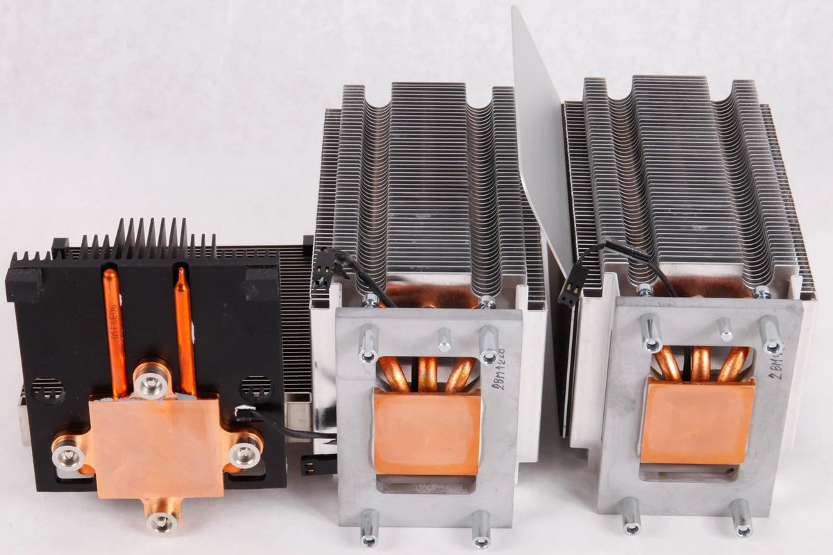 Mac Pro 3,1 2008 Heatsink set with metal air guide 076-1303 Six Pipe northbridge