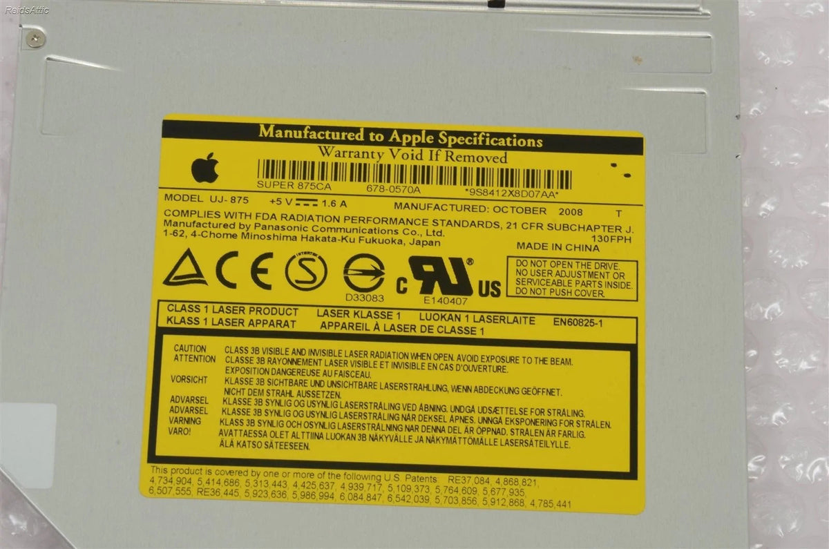 Apple iMac DVD-R/CD-RW Super Drive UJ-875 678-0570