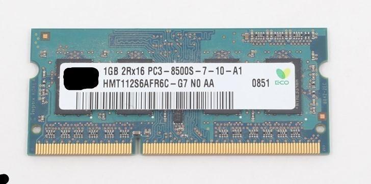 Apple OEM Ram 1GB (1x1GB) DDR3-1066 PC3-8500 soDimm Memory (various brands)