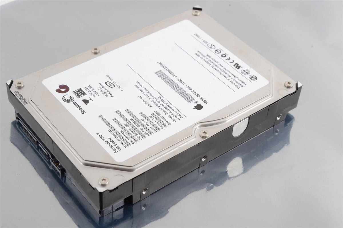 APPLE GALXA 160GB SEAGATE BARRACUDA 7200.10 ST3160023AS SATA HARD DRIVE 655-1109