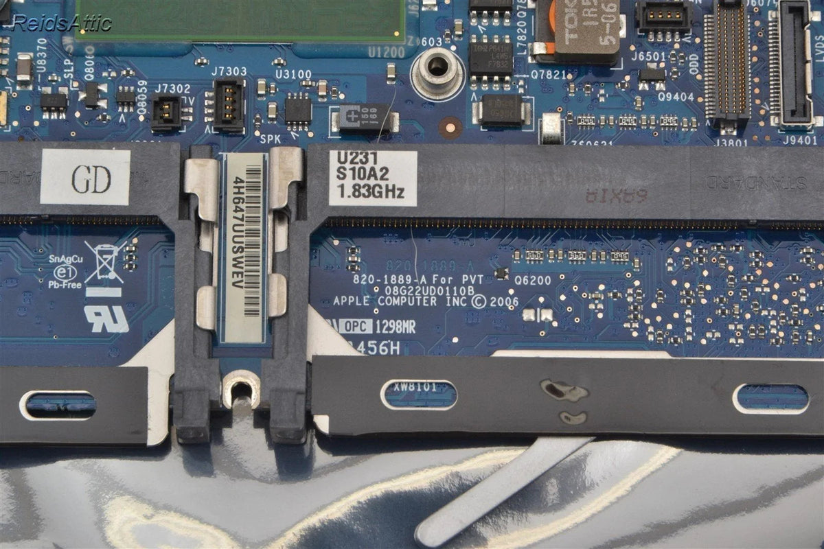 APPLE 13&quot; MacBook Logic Board A1181 MA699LL/A 1.83 Core 2 Duo T5600 820-1889-A