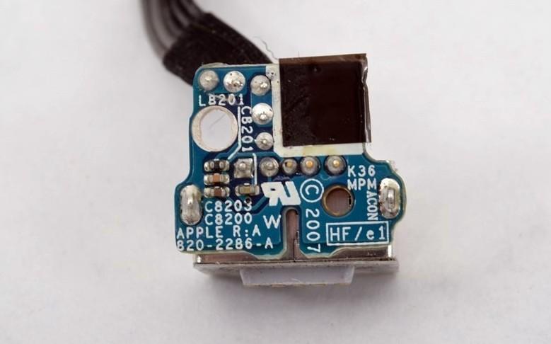 GENUINE Apple Macbook A1181 13.3&quot; MagSafe DC Power Jack Board 820-2286-A White