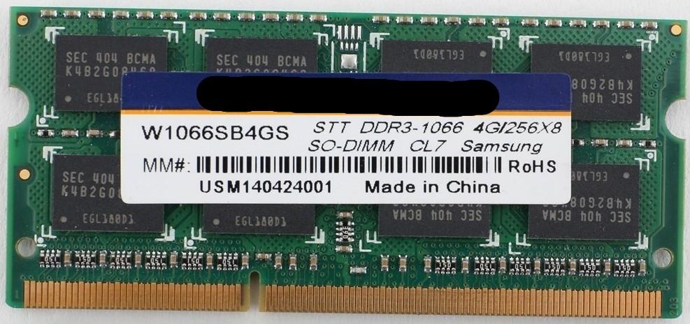 Apple OEM Ram 4GB (1x4GB) DDR3-1066 PC3-8500 soDimm Memory (various brands)