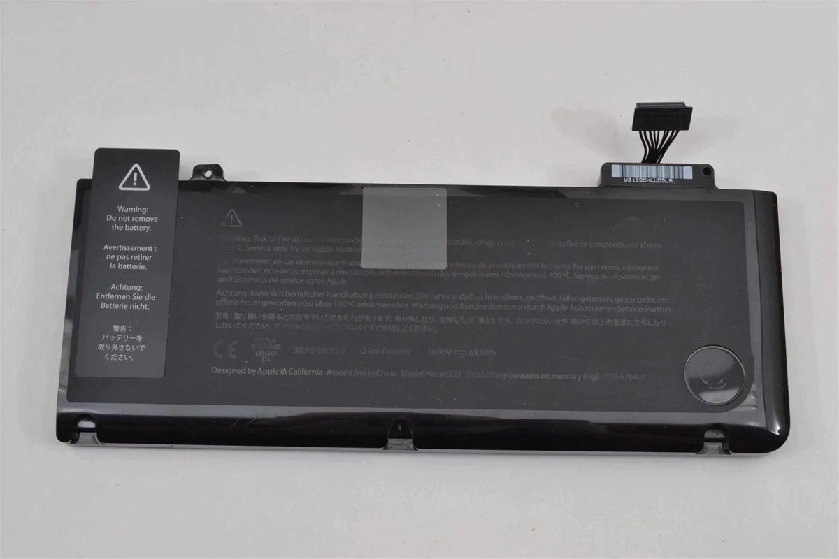 Genuine Apple 13&quot; MacBook Pro A1278 Battery A1322 63.5Wh Less Than 100 Cycles