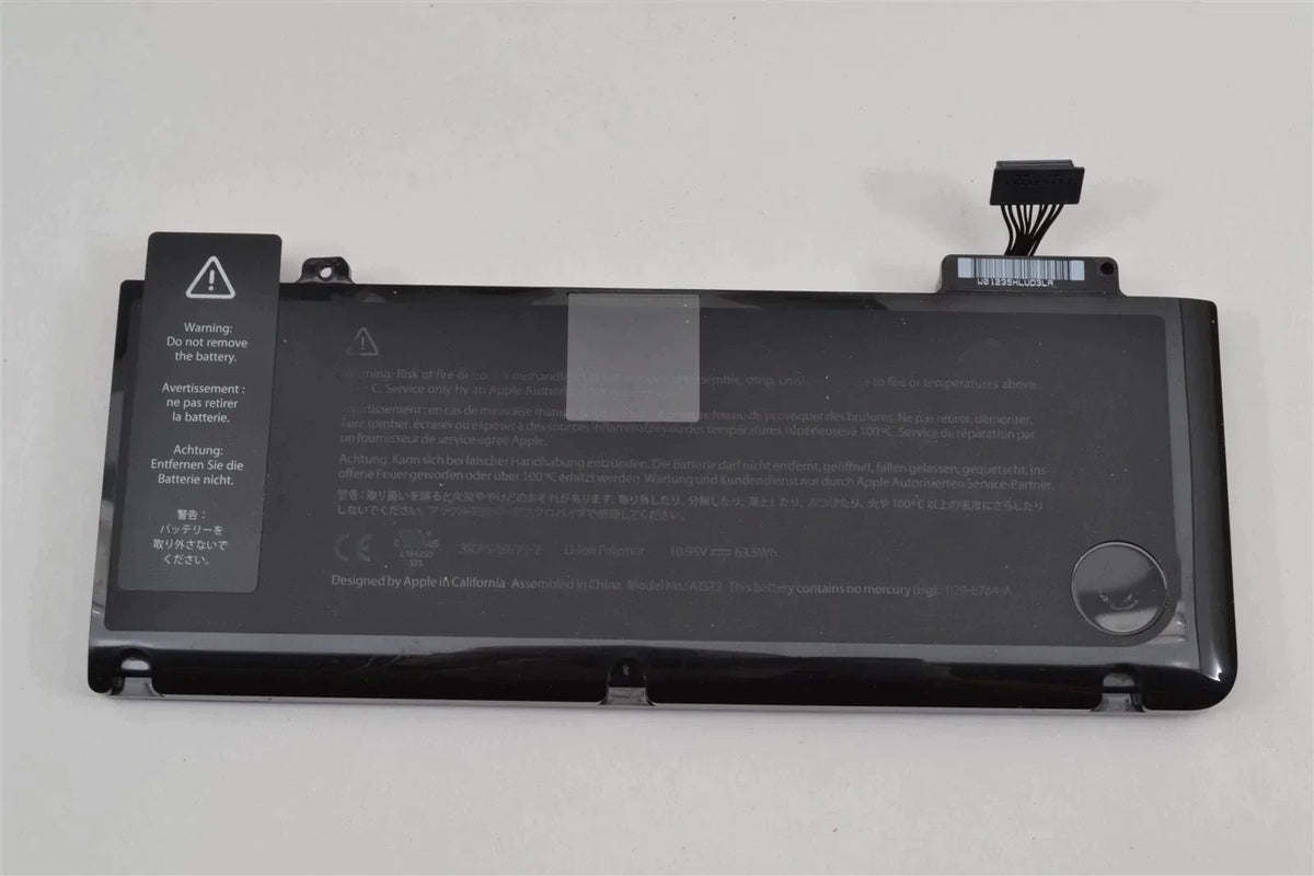 Genuine Apple 13" MacBook Pro A1278 Battery A1322 63.5Wh Less Than 100 Cycles