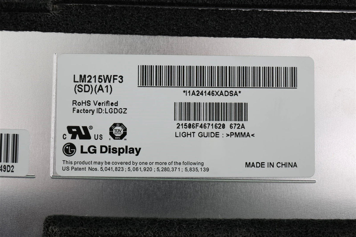 Blotchy-iMac 21.5&quot; A1311 LCD Screen Panel display LM215WF3 (SD)(a1)(B1) 661-5536