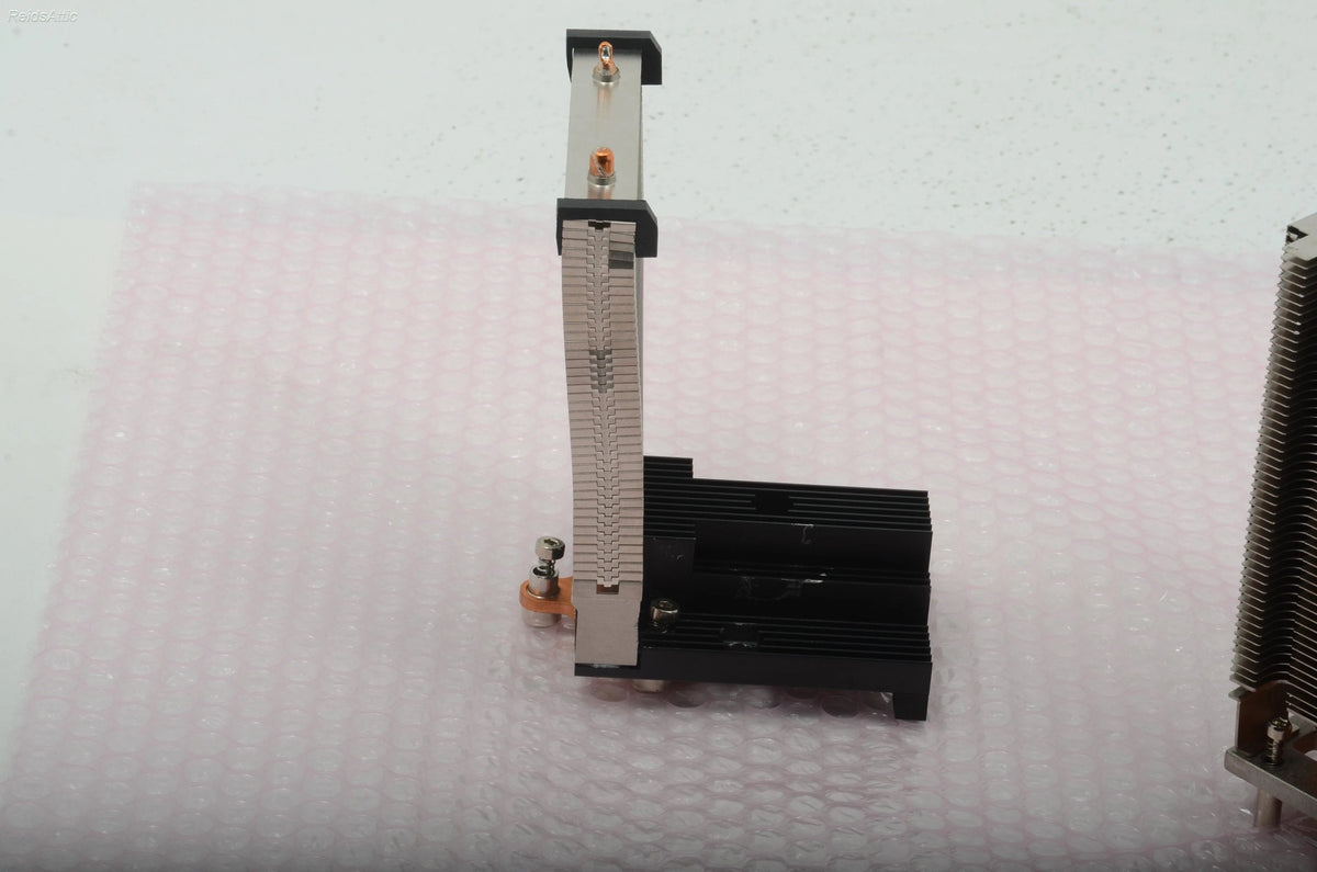 Mac Pro 3,1 2008 BTO 3.2 x5482 Heatsink set w/metal air guide 661-4458 *NO CPUs*