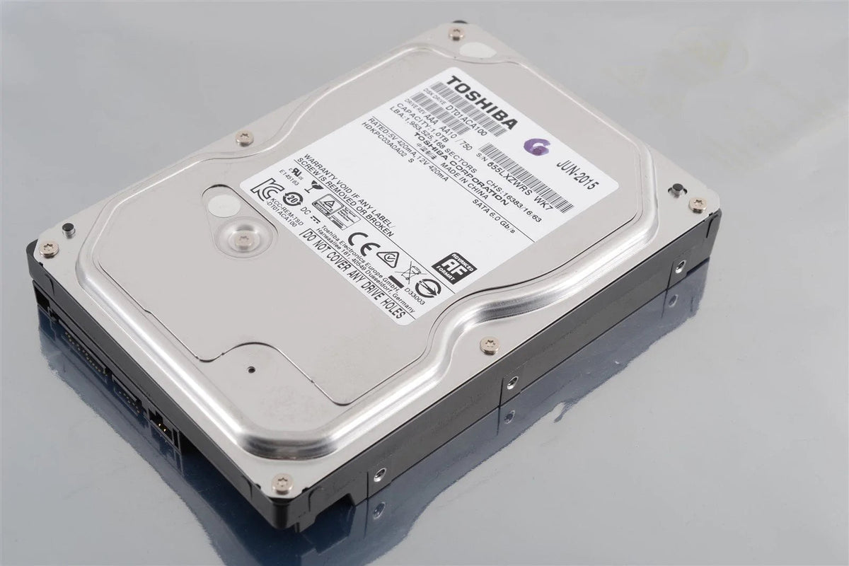 Toshiba 1TB 3.5" 7200RPM SATA 3 (6Gb/s) Internal 7200RPM DT01ACA100 Hard Drive