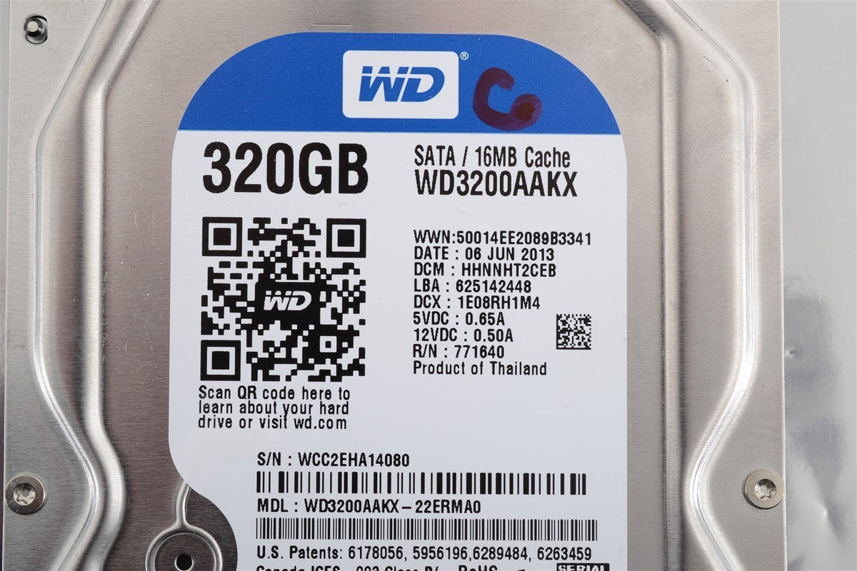 Western Digital WD Caviar Blue 320GB 3.5" 16MB Cache 7200 rpm WD3200AAKX