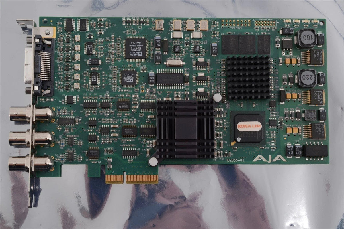 AJA Kona 102035-03 LHe PCIe Video Capture Card pulled from apple mac pro