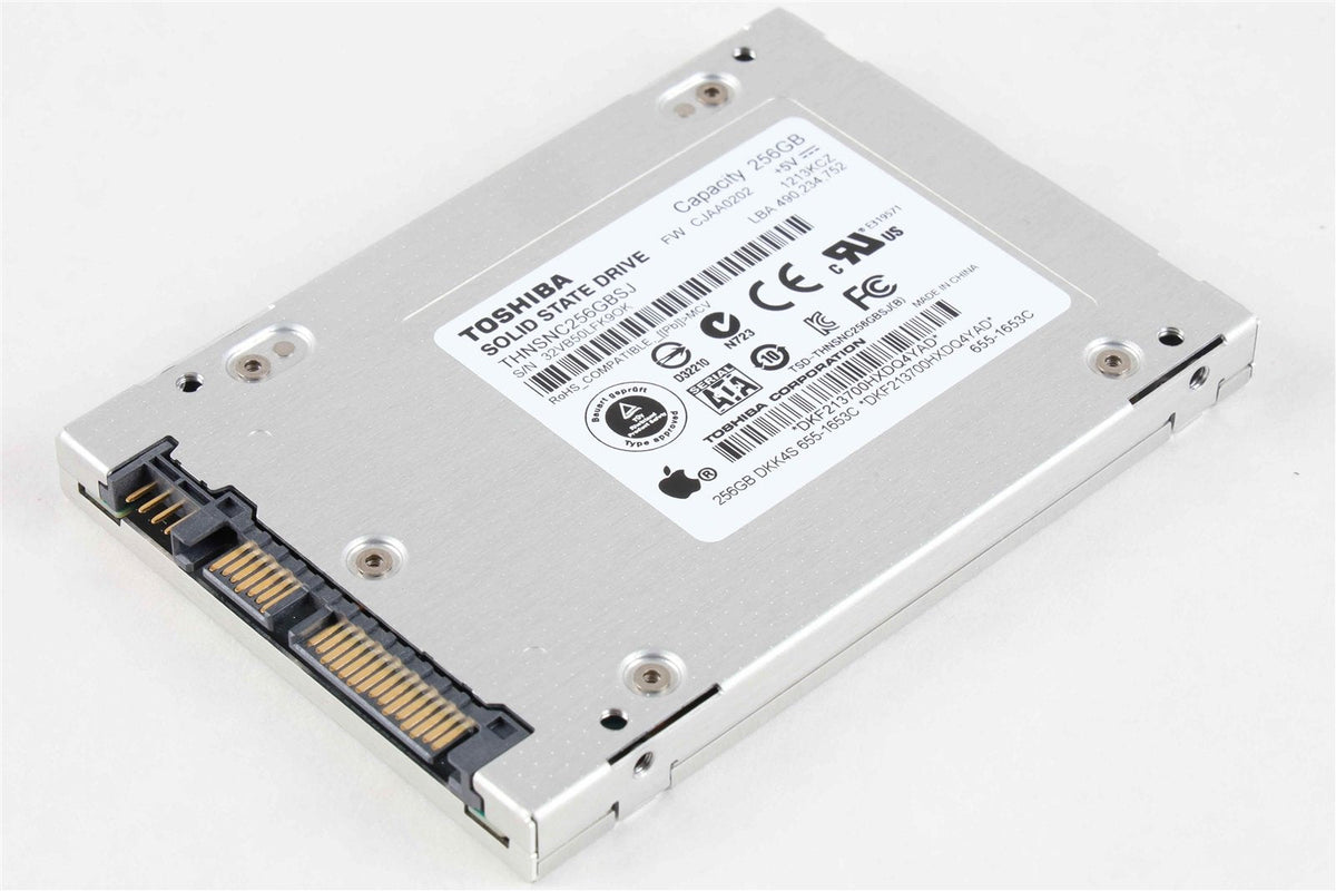 Apple Toshiba 2.5&quot; SSD 256GB THNSNC256GBSJ Internal Solid State Drive - 655-1653