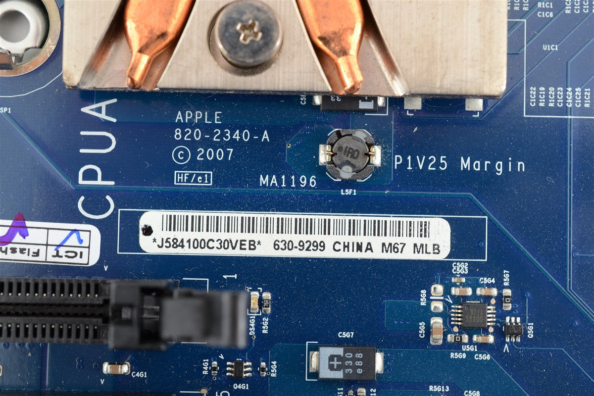 Apple Xserve Intel Early 2008 Logic Board No CPU's 661-4631 820-2340