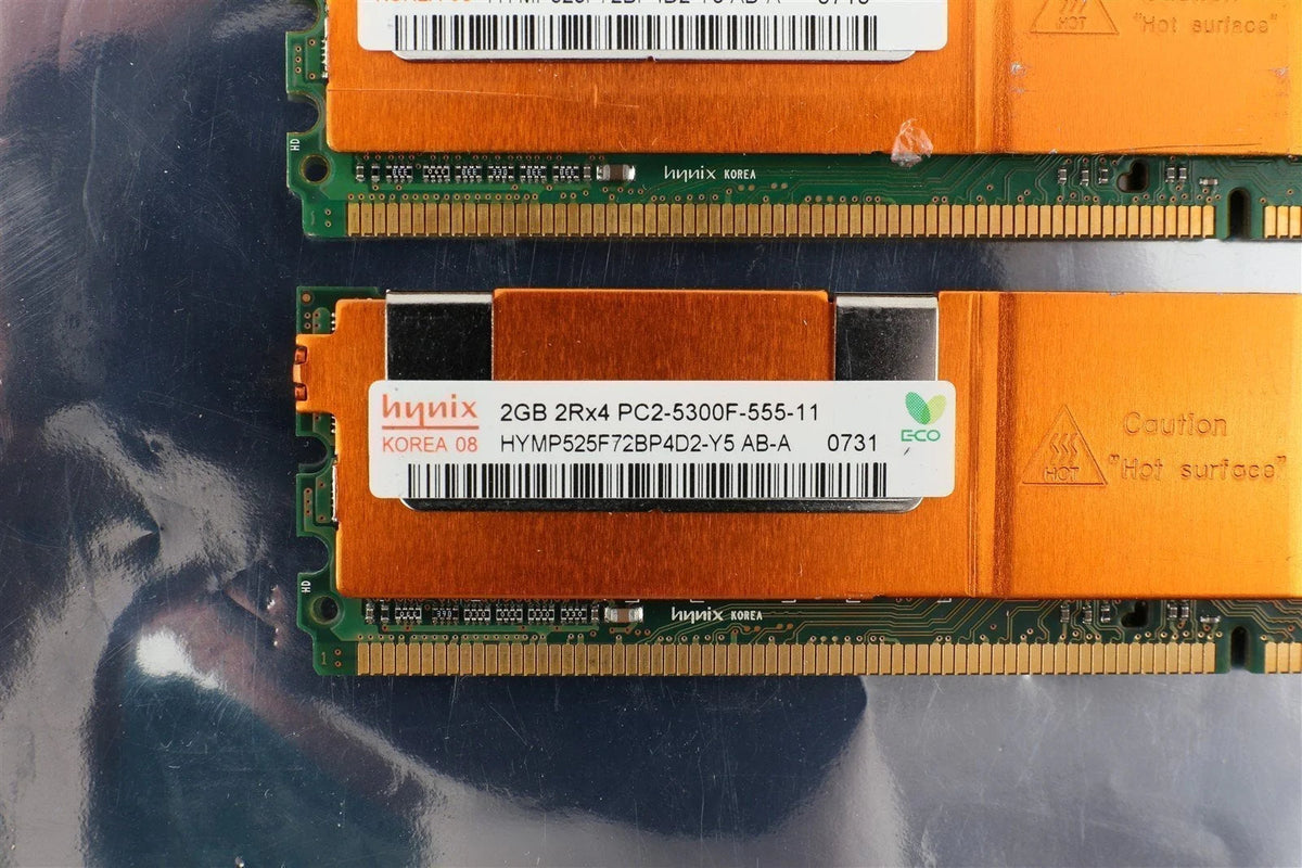 Apple OEM Server Ram 8GB (4x2GB) DDR2 667 MHz PC2-5300 Dimm Memory (Various MFG)