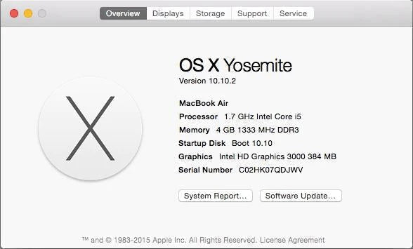 Apple 13 MacBook Air MC965LL/A A1369 Mid 2011 1.7GHz Core i5 4GB RAM Logic Board