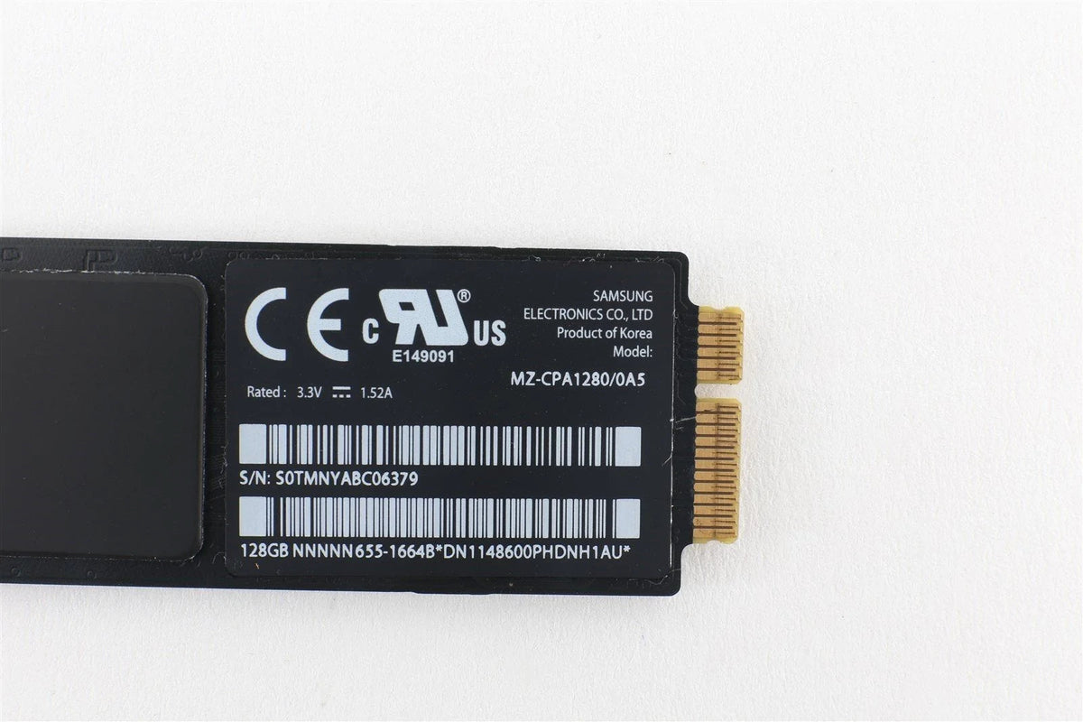 128GB SSD Samsung MZ-CPA1280 FOR APPLE MACBOOK AIR late 2010-MID 2011 655-1664