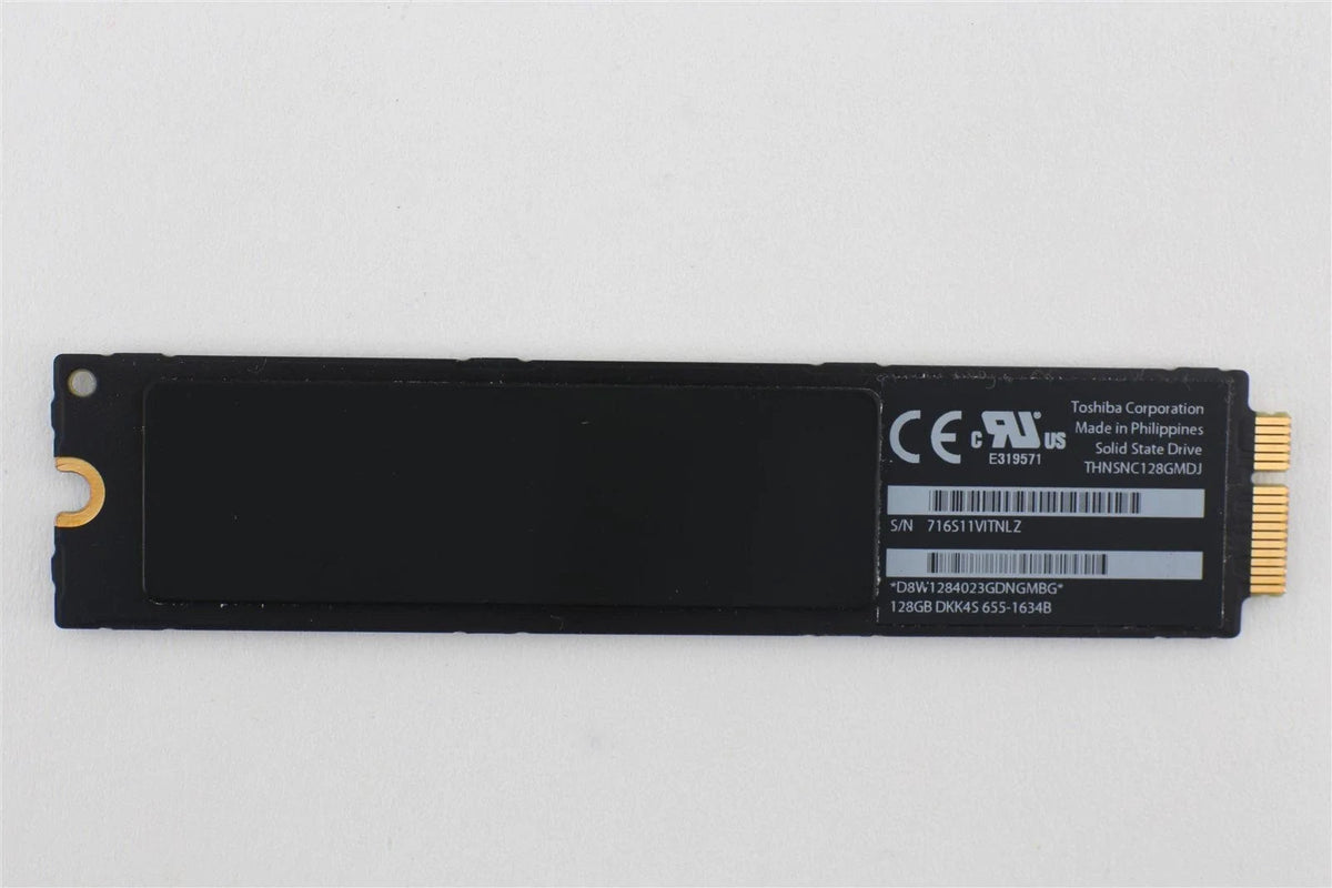 128GB SSD Toshiba THNSNC128GMDJ - APPLE MACBOOK AIR Late 2010 -MID 2011 655-1634