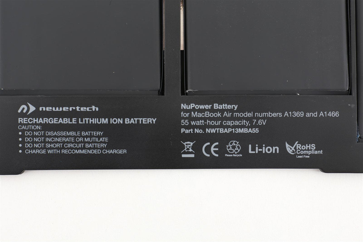 NewerTech Brand Battery for Apple 13" MacBook Air A1369 2011 & A1466 2012 A1405
