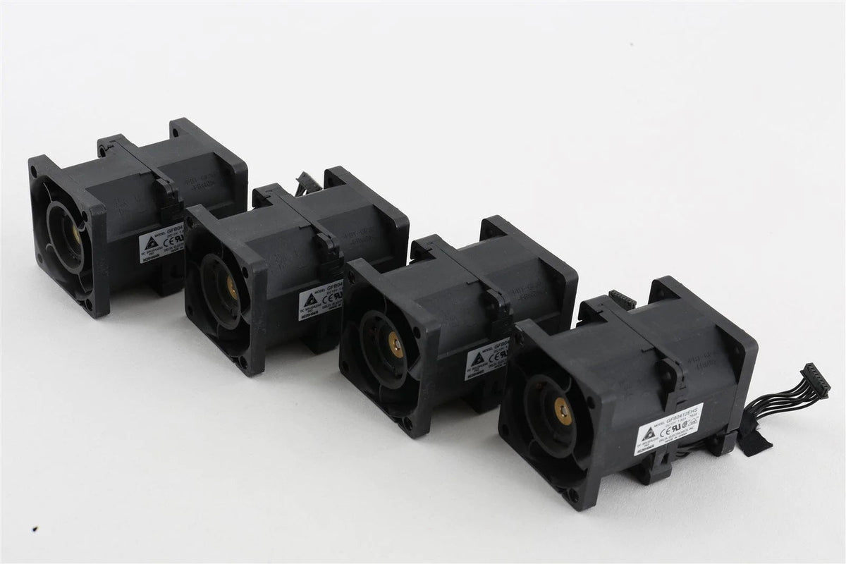 4x Delta Server Fan Brushless GFB0412EHS DC 12v 1.50A 40x40x56mm Apple Xserve