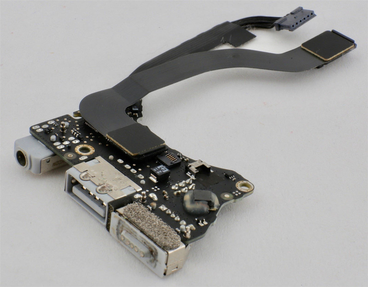 11" MacBook Air Late 2010 A1370 - I/O BOARD USB AUDIO DC MAGSAFE W/ flex cable