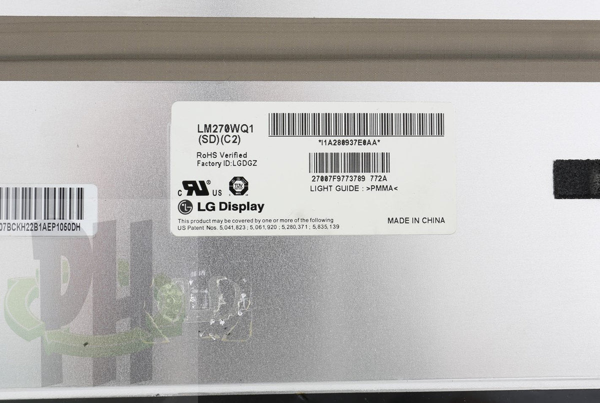 AS-IS Apple iMac 27&quot; A1312 Mid 2010 LCD Display LM270WQ1 (SD)(C2) 661-5568