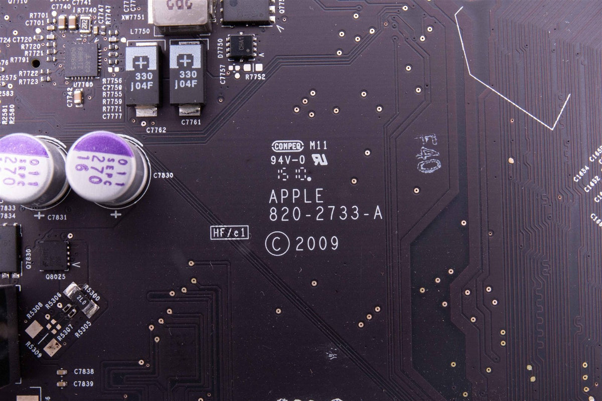 Apple iMac Core i5 i7 27" Late 2009 Logic Board MB953LL/A A1312 820-2733 *No CPU