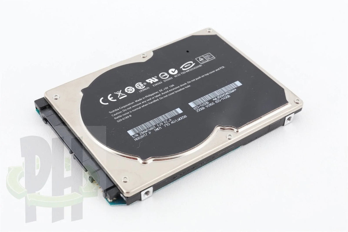 Apple OEM Toshiba 2.5" Hard Drive MK3253GSX 250GB 655-1450