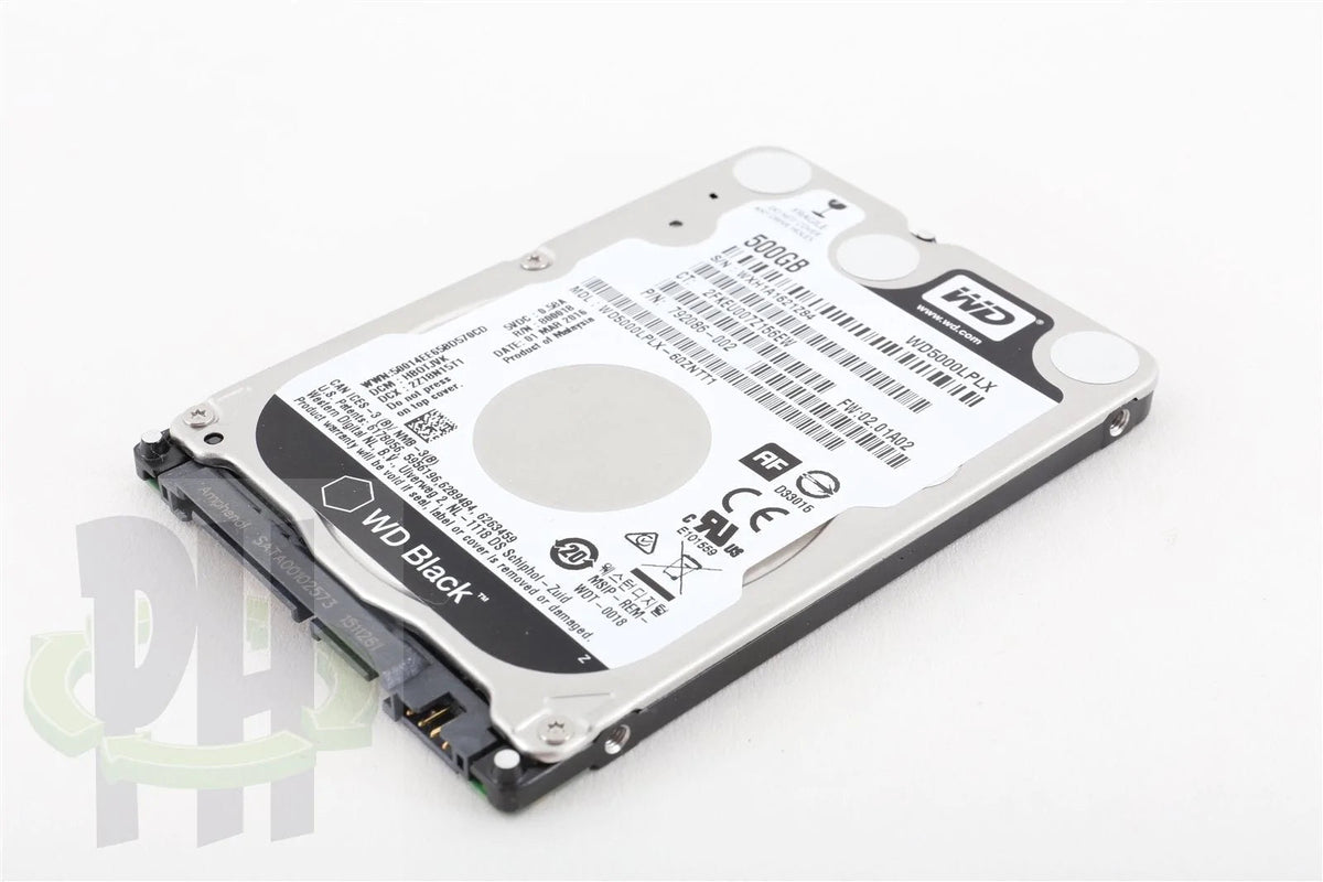 Western Digital WD Black 2.5" 500GB 7200 RPM Hard Drive HDD - WD5000LPLX