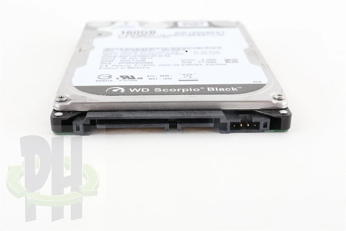 Western Digital WD Scorpio Black 2.5&quot; 160GB 7200 RPM Hard Drive HDD - WD1600BEKT