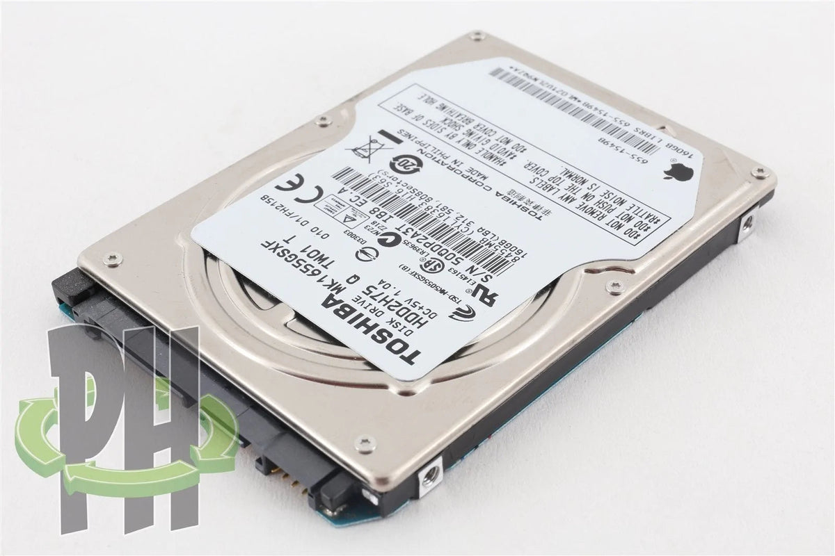 Apple OEM Toshiba 2.5" Hard Drive MK1655GSXF 160GB 655-1549