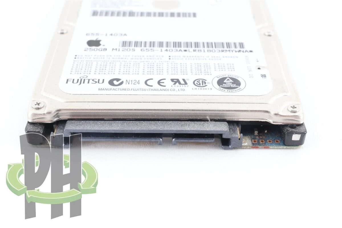 Apple OEM Fujitsu 2.5" Hard Drive MHY2250BH 250GB 655-1403