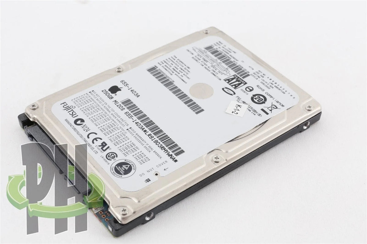 Apple OEM Fujitsu 2.5" Hard Drive MHY2250BH 250GB 655-1403