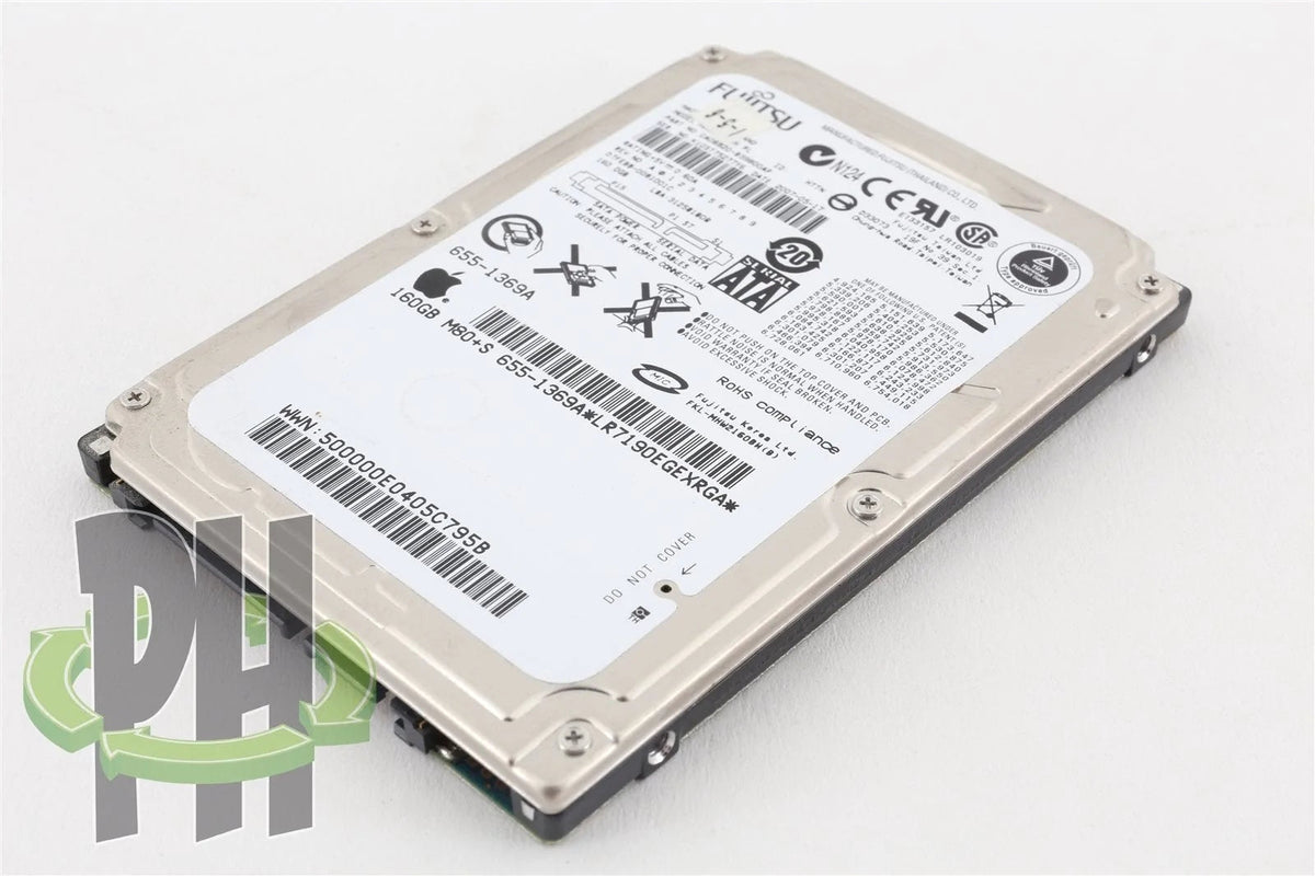Apple OEM Fujitsu 2.5" Hard Drive MHW2160BH 160GB 655-1369