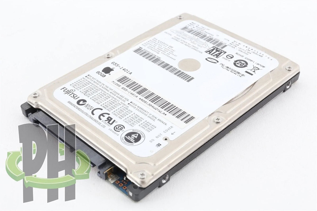 Apple OEM Fujitsu 2.5" Hard Drive MHY2080BH 80GB 655-1401