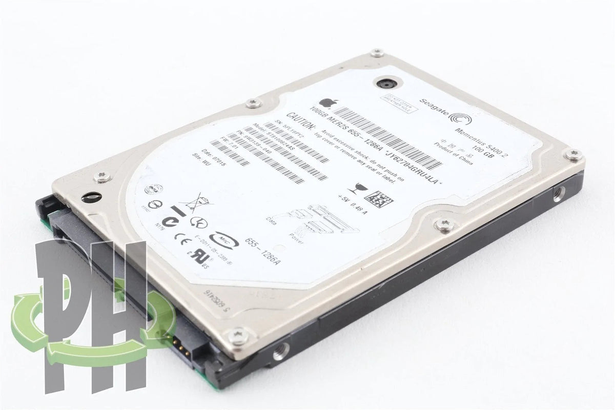 Apple OEM Seagate 2.5&quot; Hard Drive ST9100824AS 100GB 655-1286