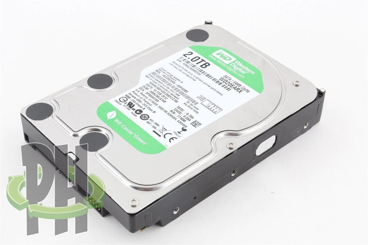 WD20EARX 2TB SATA 64MB 7200RPM WD Caviar Green Formatted for Apple