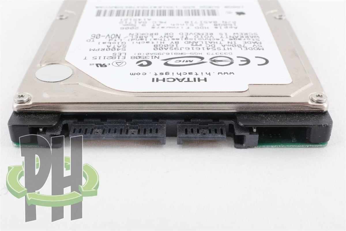 Apple OEM Hitachi 2.5" Hard Drive HTS541616J9SA00 160GB 655-1331