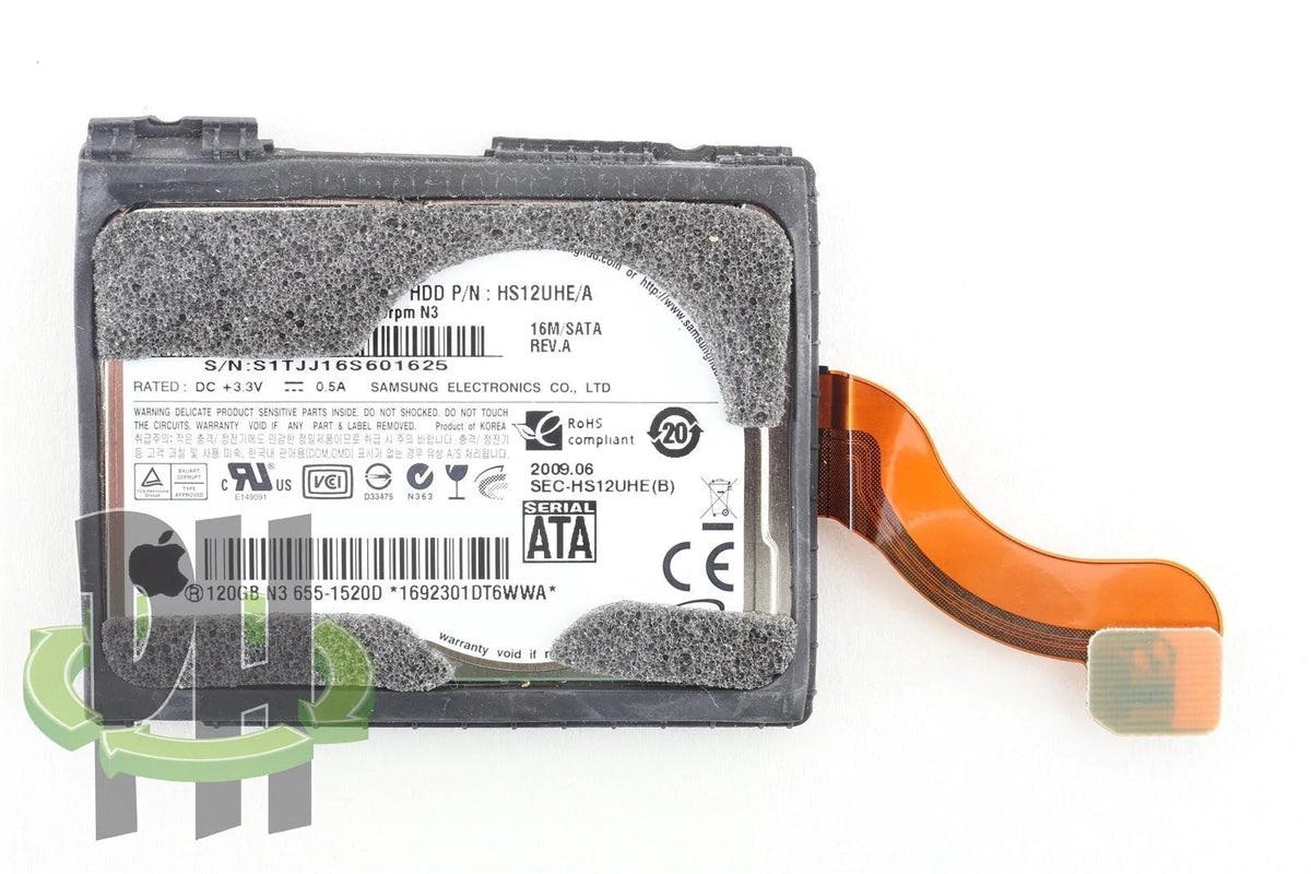 Apple MacBook Air 2,1 Late 2008 120GB Hard Drive W/Cable 655-1520
