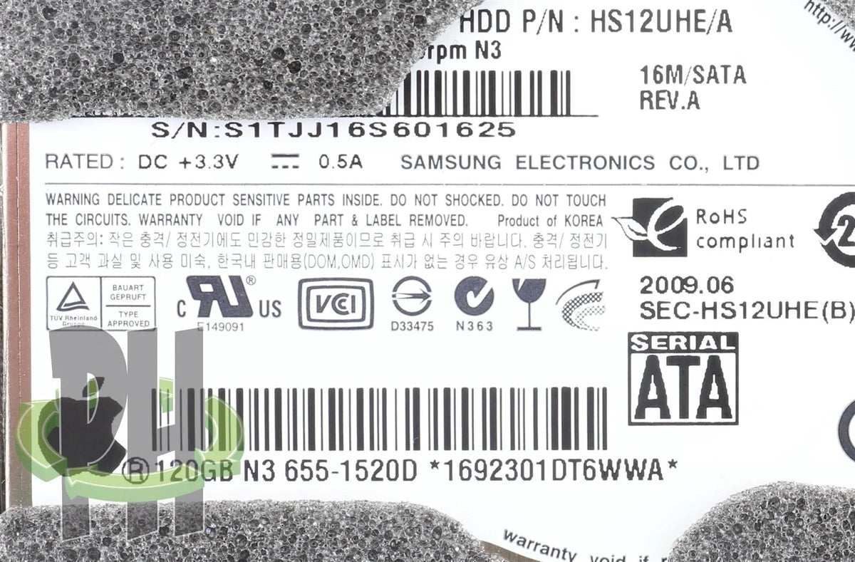 Apple MacBook Air 2,1 Late 2008 120GB Hard Drive W/Cable 655-1520