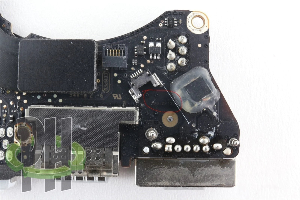 11" MacBook Air Mid 2012 A1465 - I/O BOARD USB AUDIO DC MAGSAFE 2 W/ flex cable