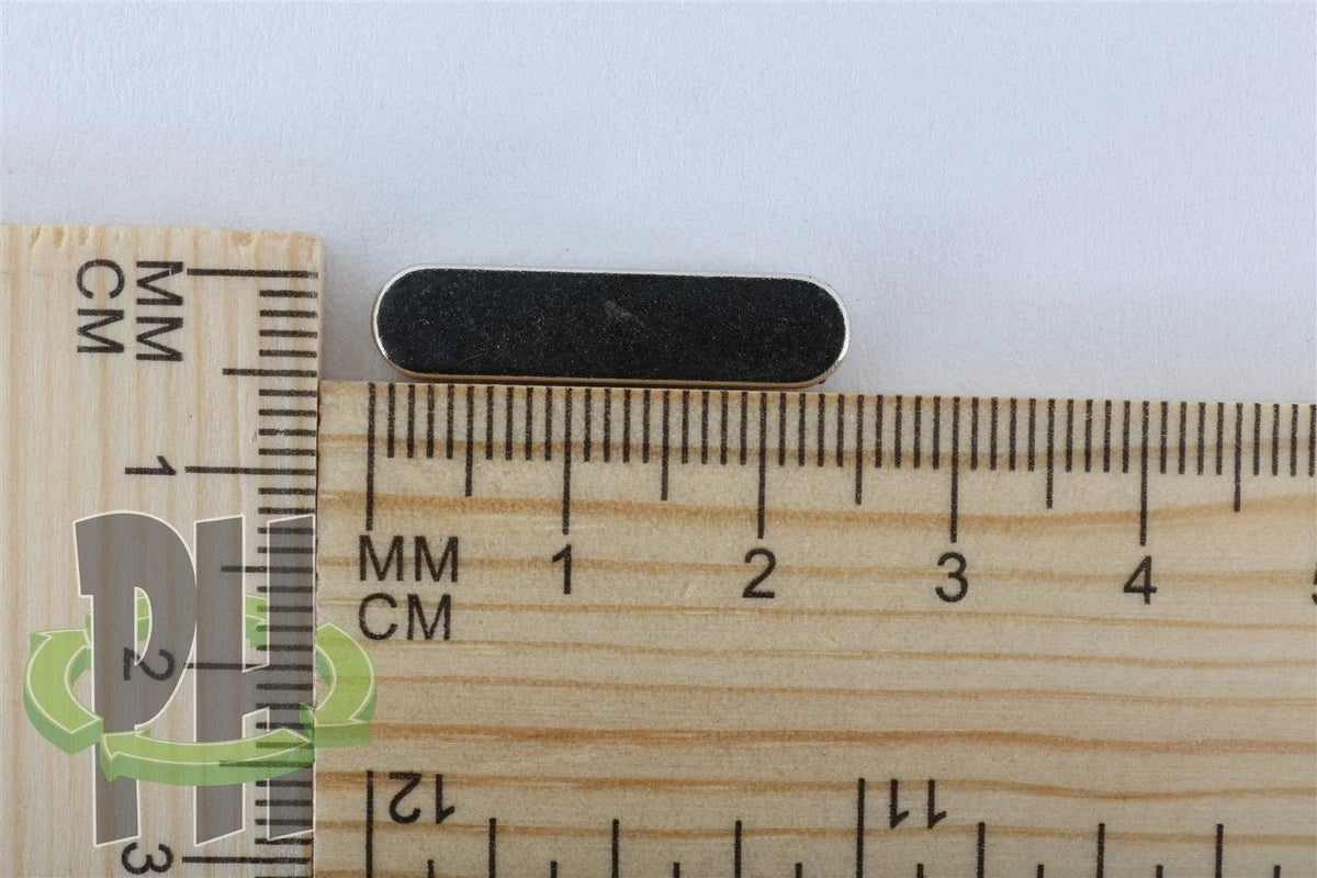 30 Neodymium Oval Magnets Large Super Strong Rare Earth Approx. 25mm × 5mm × 2mm