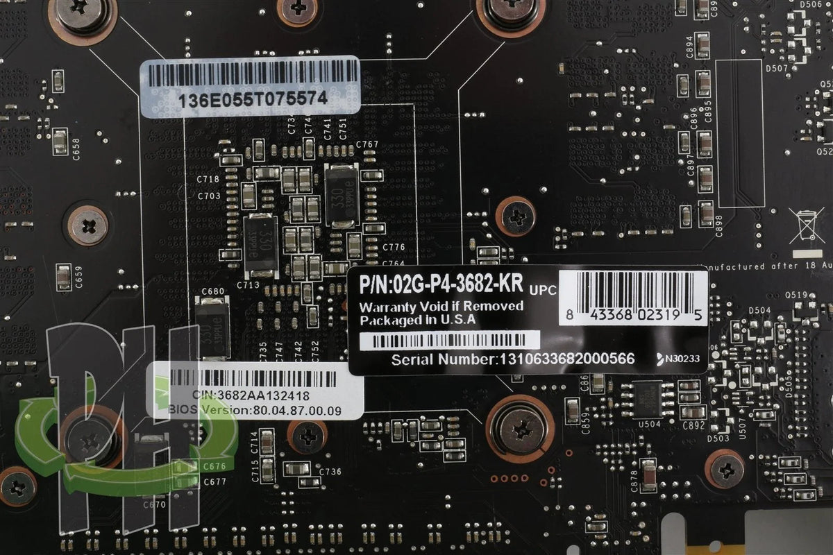 Genuine EVGA GTX 680 Mac Edition 02G-P4-3682-KR for Apple Mac Pro 4,1 5,1