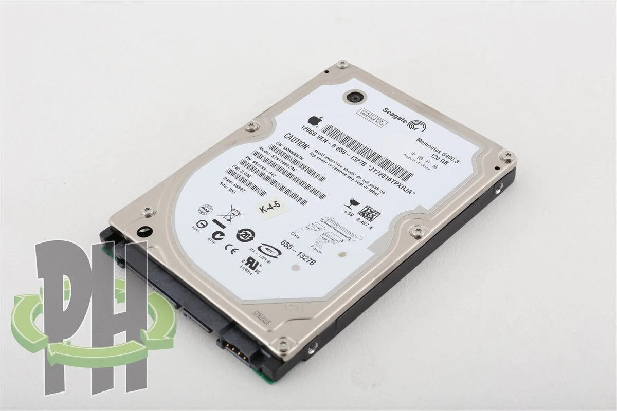 Apple OEM Seagate 2.5" Hard Drive ST9120822AS 120GB 655-1327