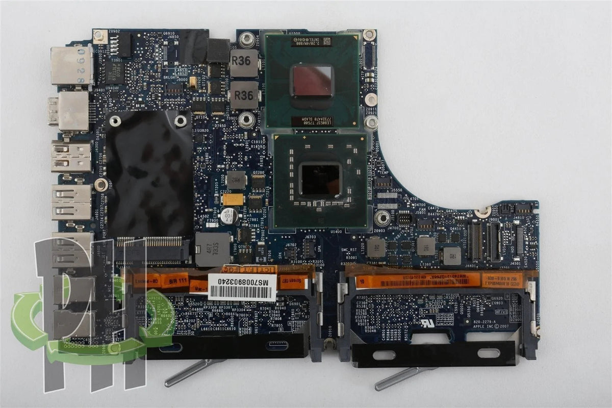 APPLE 13" A1181 MacBook 3,1 2.2 GHz C2D MB062LL/B Logic Board T7500 820-2279