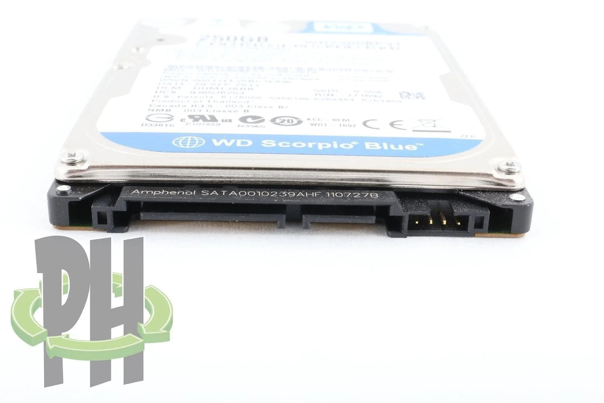 Western Digital WD Scorpio Blue 2.5" 250GB 5400 RPM Hard Drive HDD - WD2500BPVT