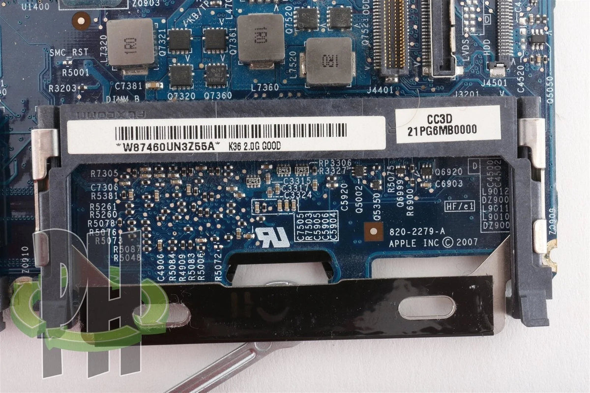 Macbook 13 A1181 MB061LL/B 2.0 GHz T7300 SLA3P C2D Logic Board 820-2279