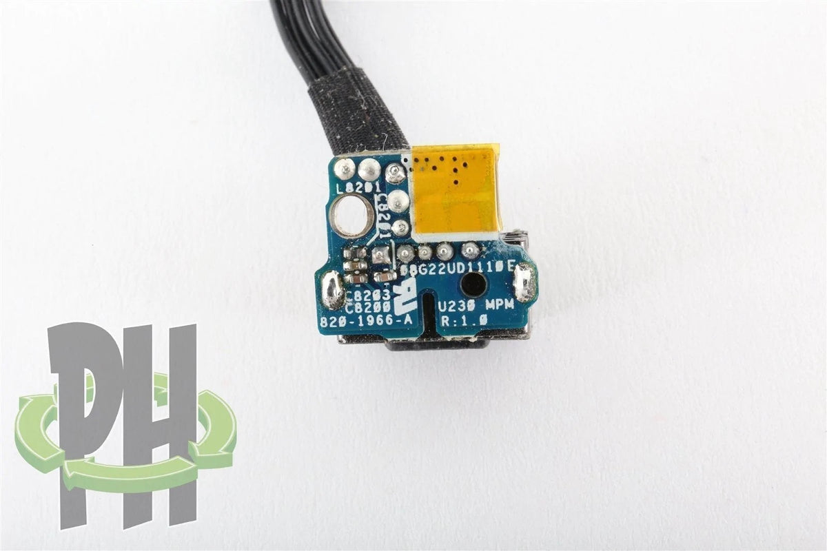 Apple Macbook A1181 MA701LL/A 13.3&quot; Magsafe DC Power Jack Board 820-1966-A Black